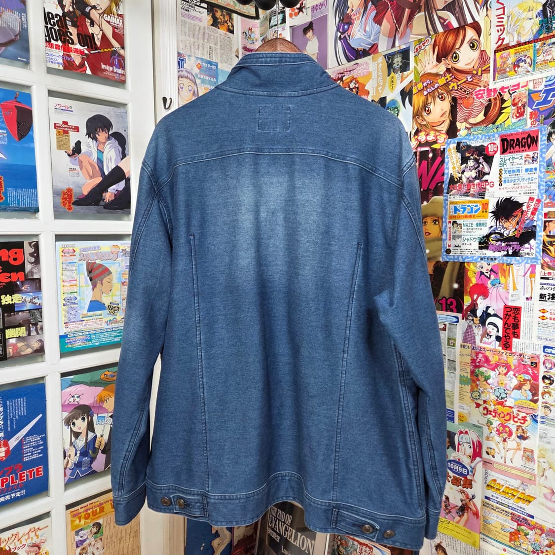 JPN 오버핏 지퍼 포켓 데님 자켓 상품이미지5
