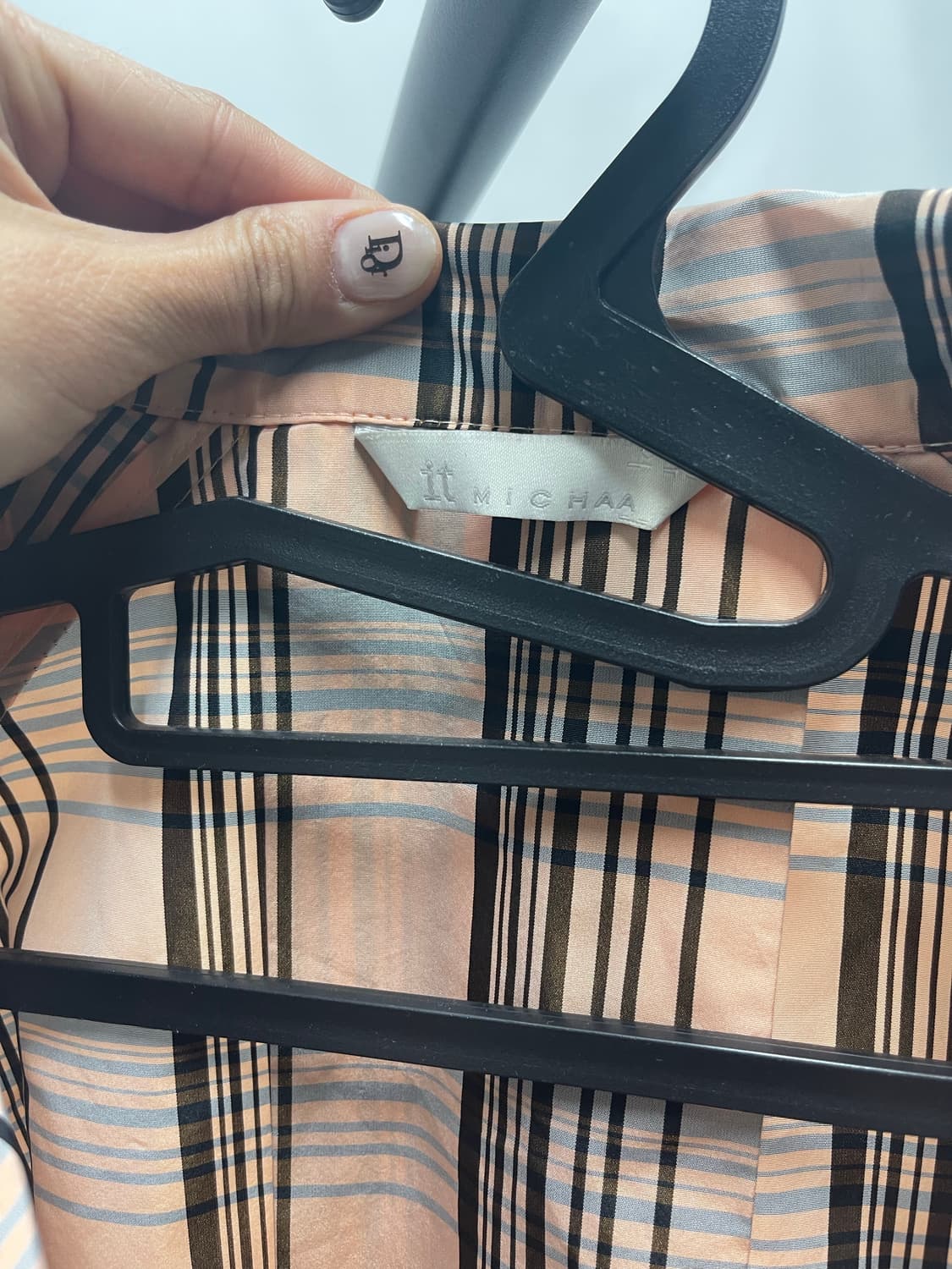 잇미샤 벨티드체크원피스형자켓 상품이미지2