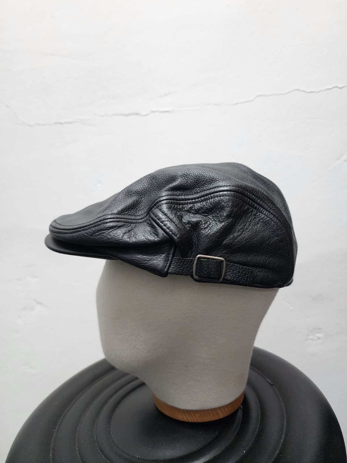 일본판 리얼레더 소가죽 헌팅캡  상품이미지1