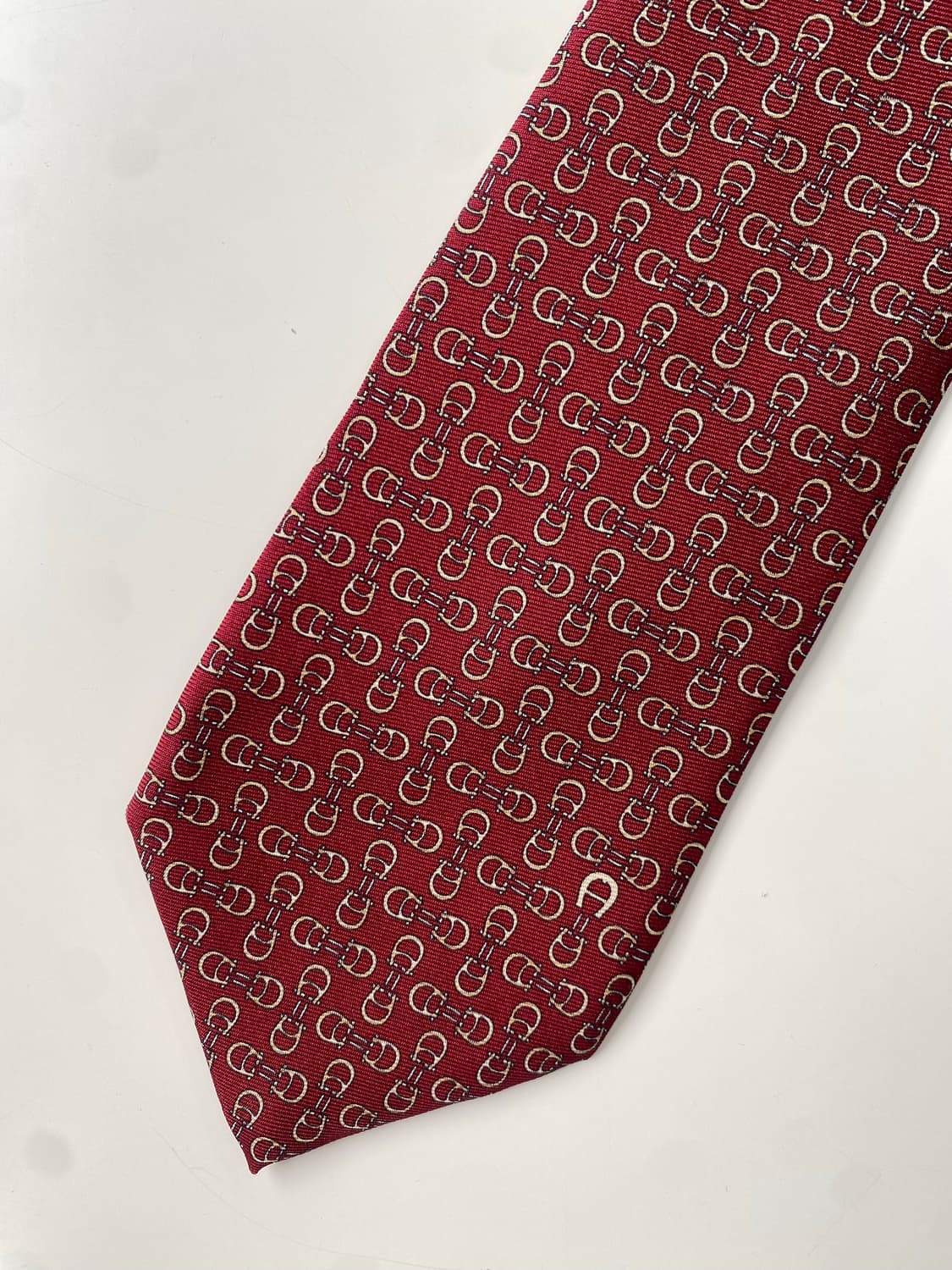 아이그너(AIGNER) 모노그램 정품 명품넥타이 8.3cm 상품이미지7