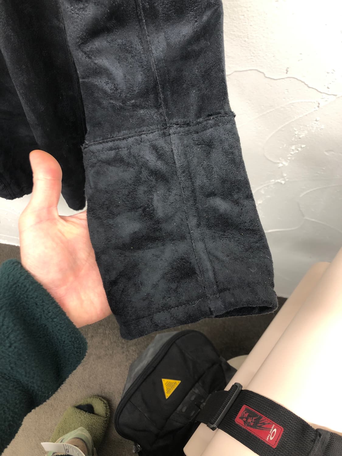 더블 브레스트 시어링 코트 상품이미지7