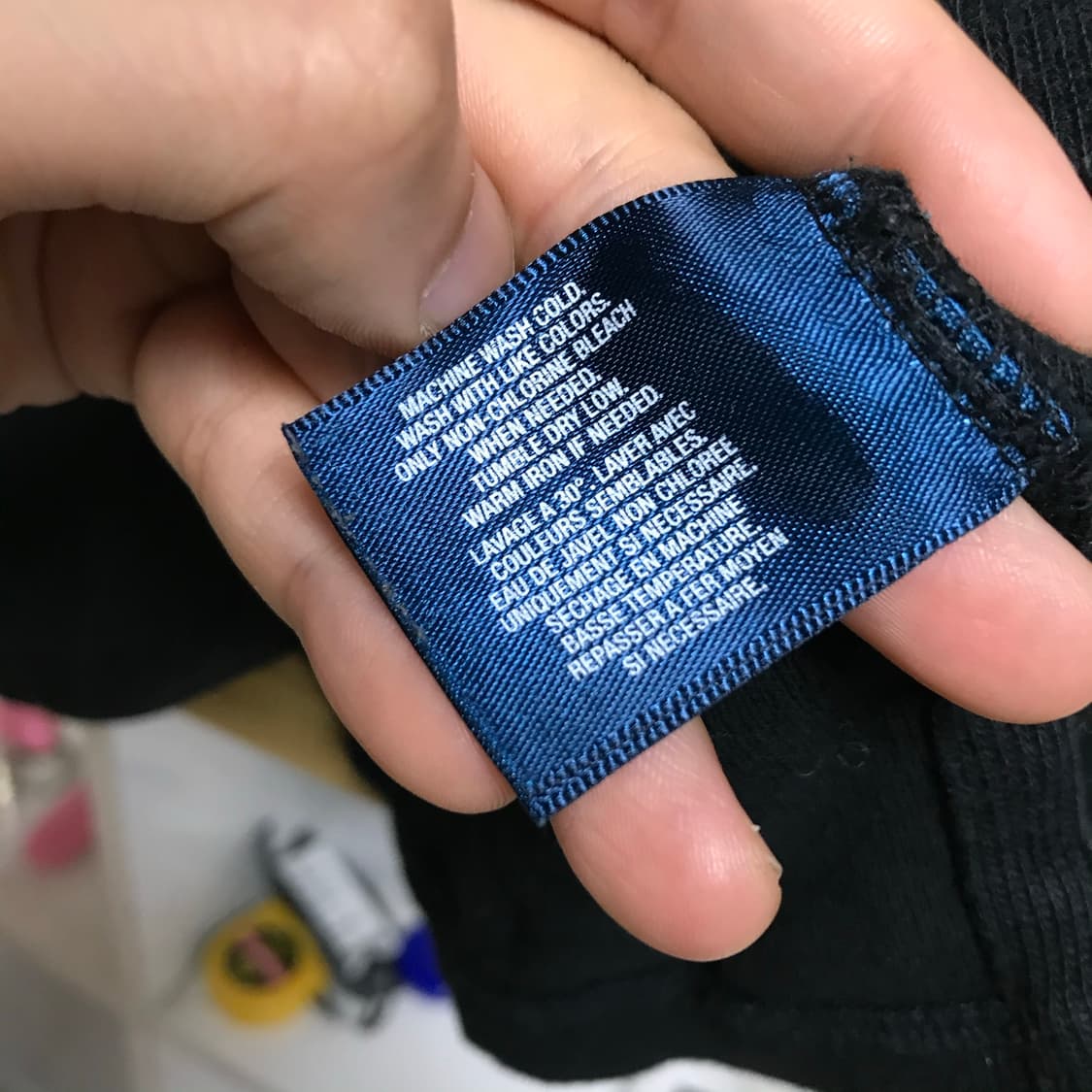 폴로 랄프로렌 검정 넥 포인트 반집업 상품이미지4