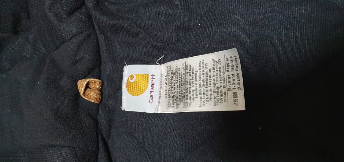 [XL]칼하트 j130 BRN 샌드스톤 액티브 자켓 상품이미지7