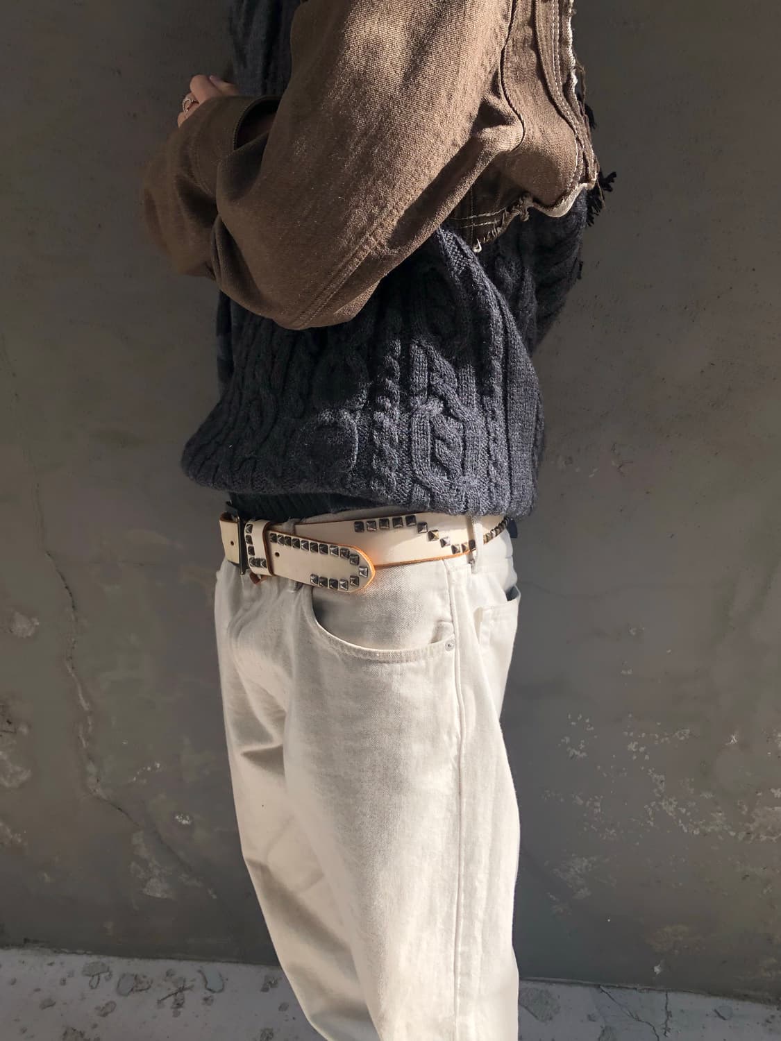 리 스터드 벨트 상품이미지1