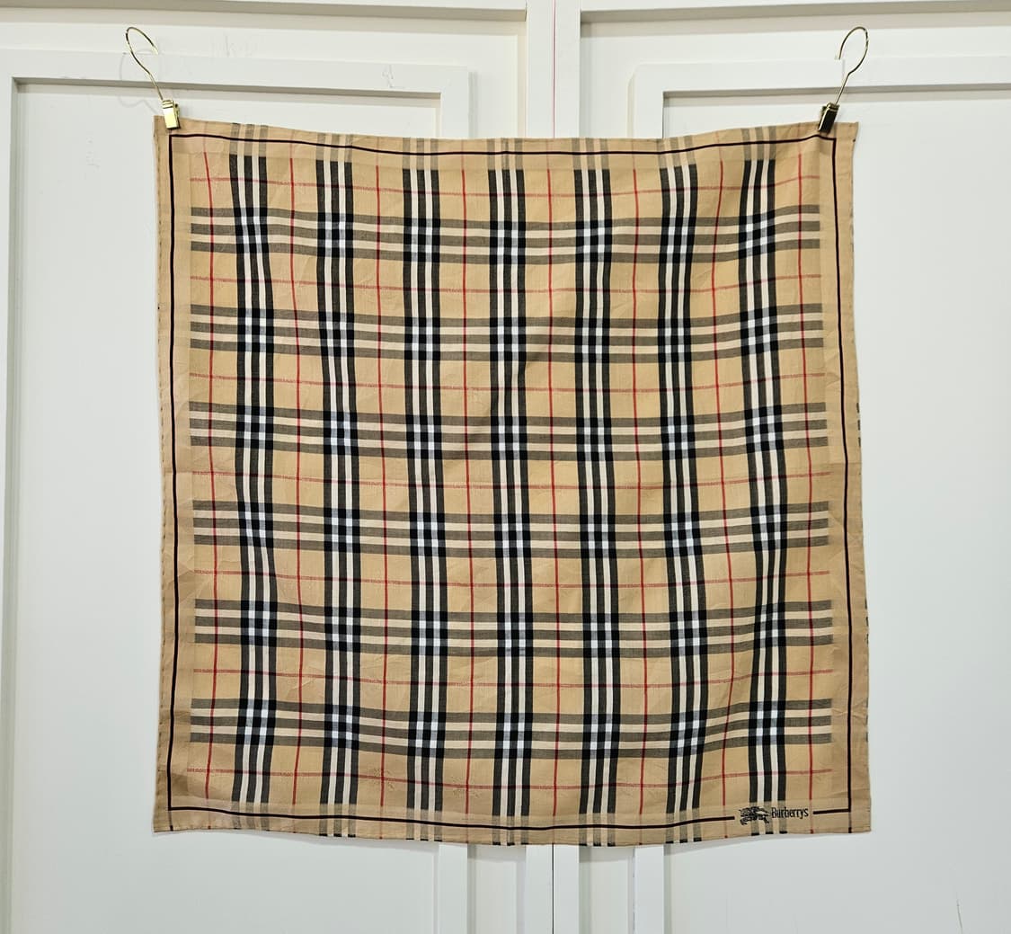 버버리(Burberrys) 빈티지 노바체크 손수건 상품이미지2