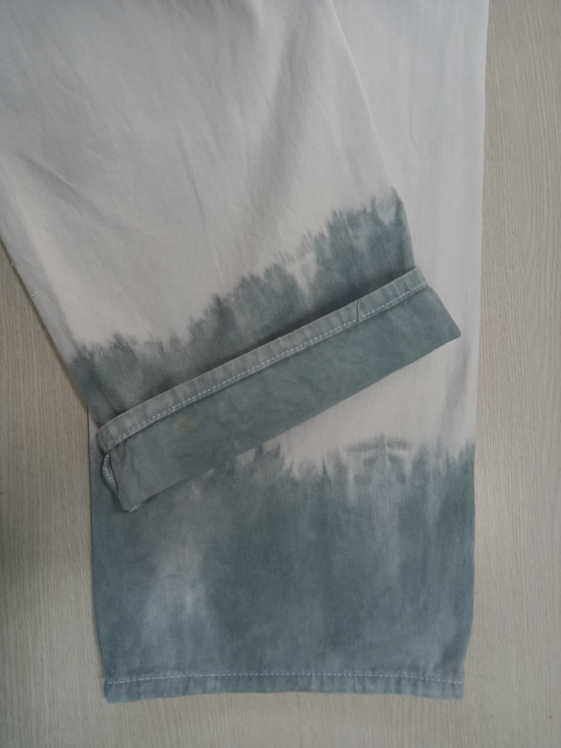 27-28 OOTJ 봄여름용 하이웨이스트 상하스판 와이드진 27-615 상품이미지6