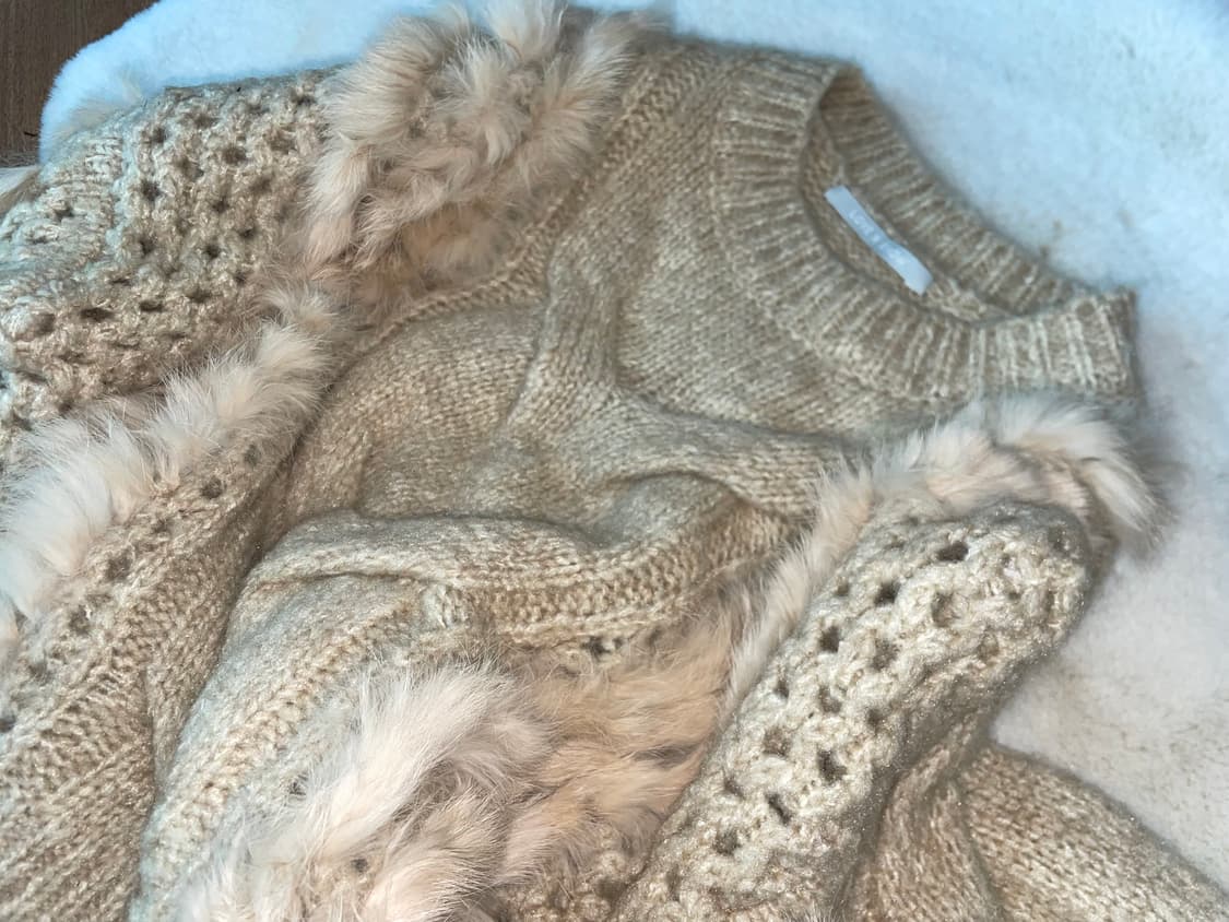 Vintage wool knit 상품이미지5