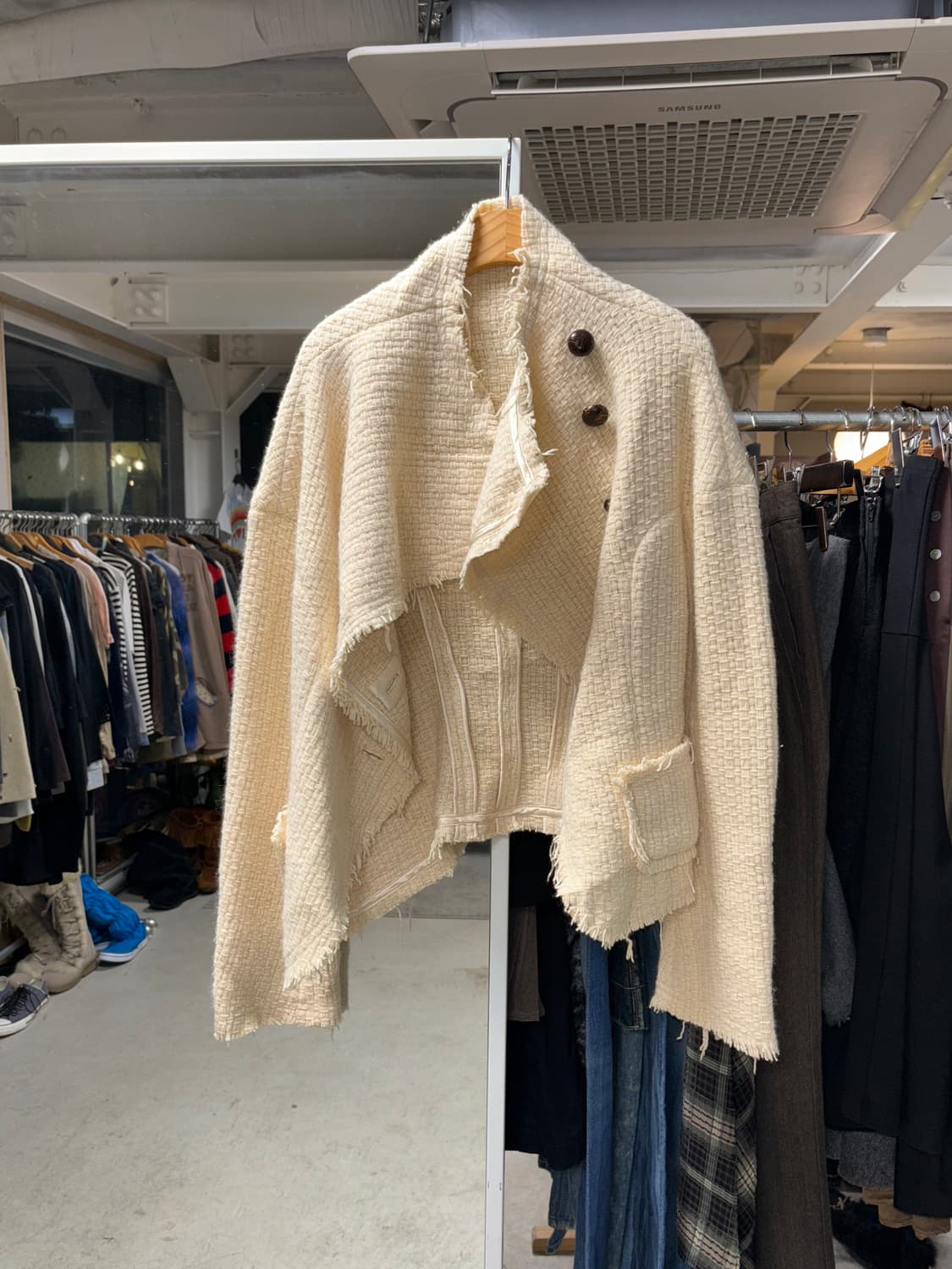 리차드 차이 울 비대칭 자켓 상품이미지6