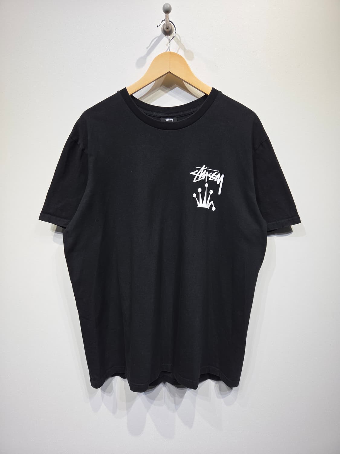 스투시 정품 스톡 크라운 로고 반팔 티셔츠 상품이미지2