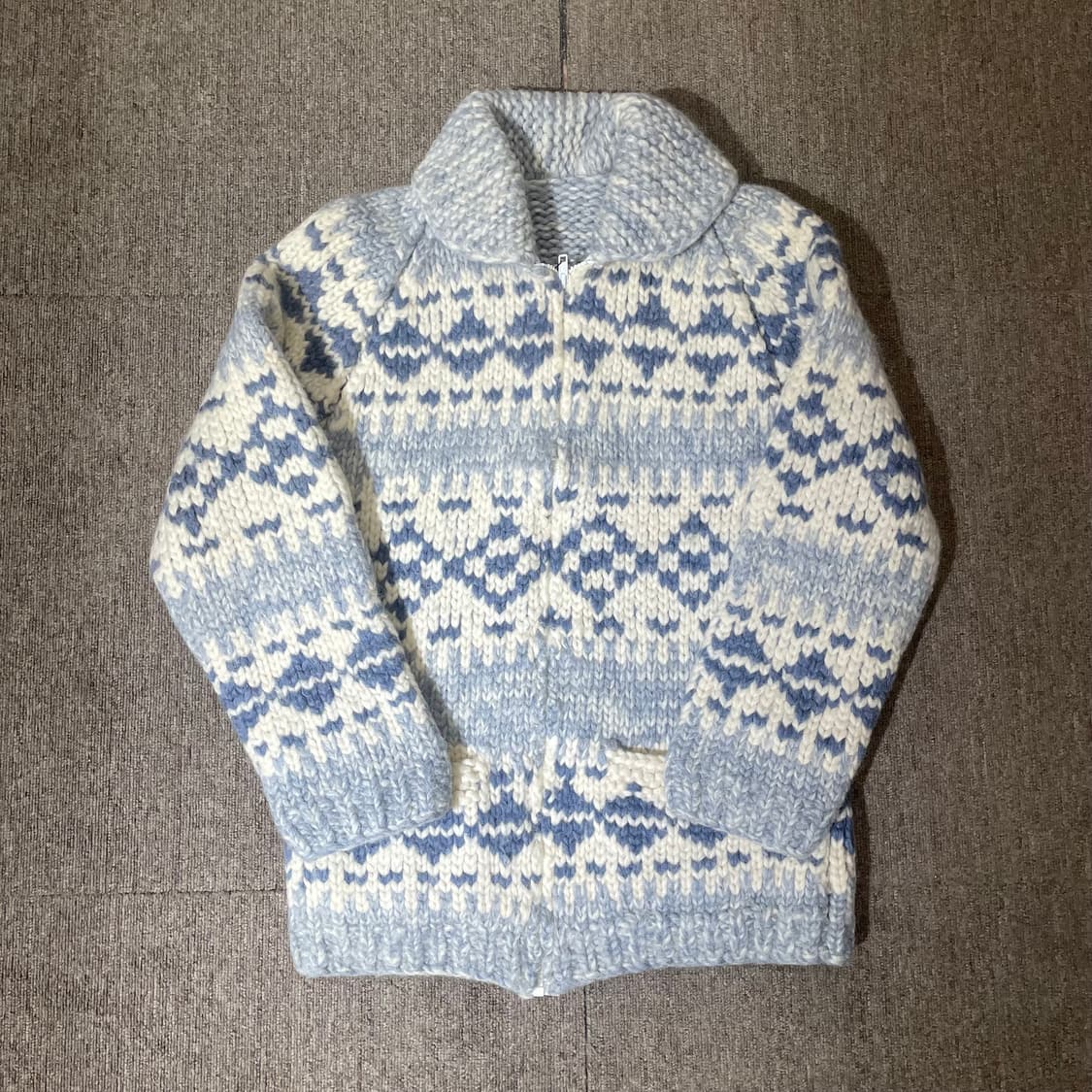 (S) Cowichan 코위찬 니트 집업 상품이미지2