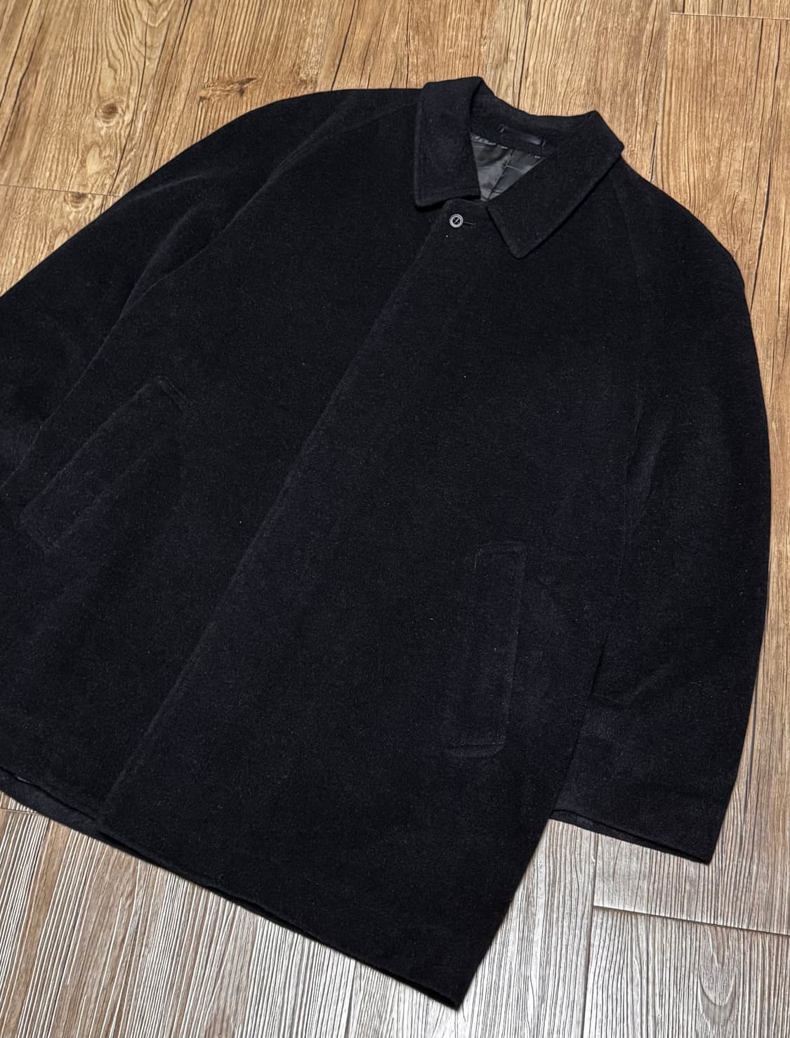 WRAP 일본제 앙고라 모 싱글 코트 상품이미지1