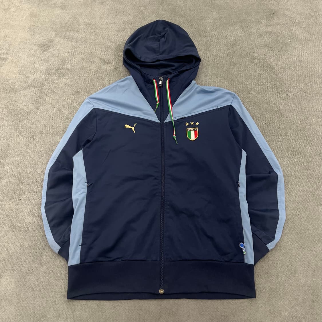 M 푸마 이탈리아 국대 후드 져지 상품이미지1