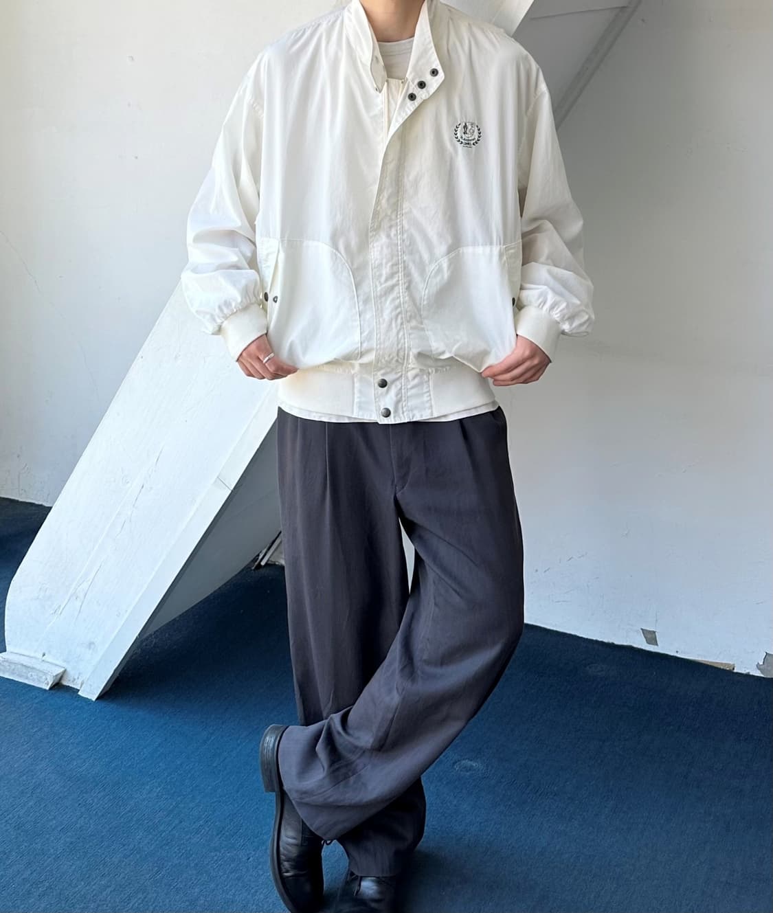 High count fabric volume blouson 상품이미지10