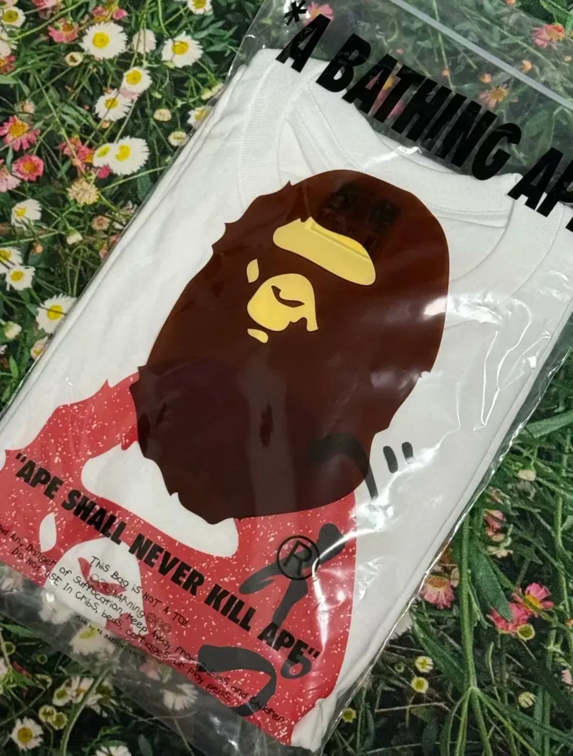 베이프 재패니즈 스탬프 오사카 에이프 헤드 티셔츠 화이트 - 오사카 팝업 상품이미지2