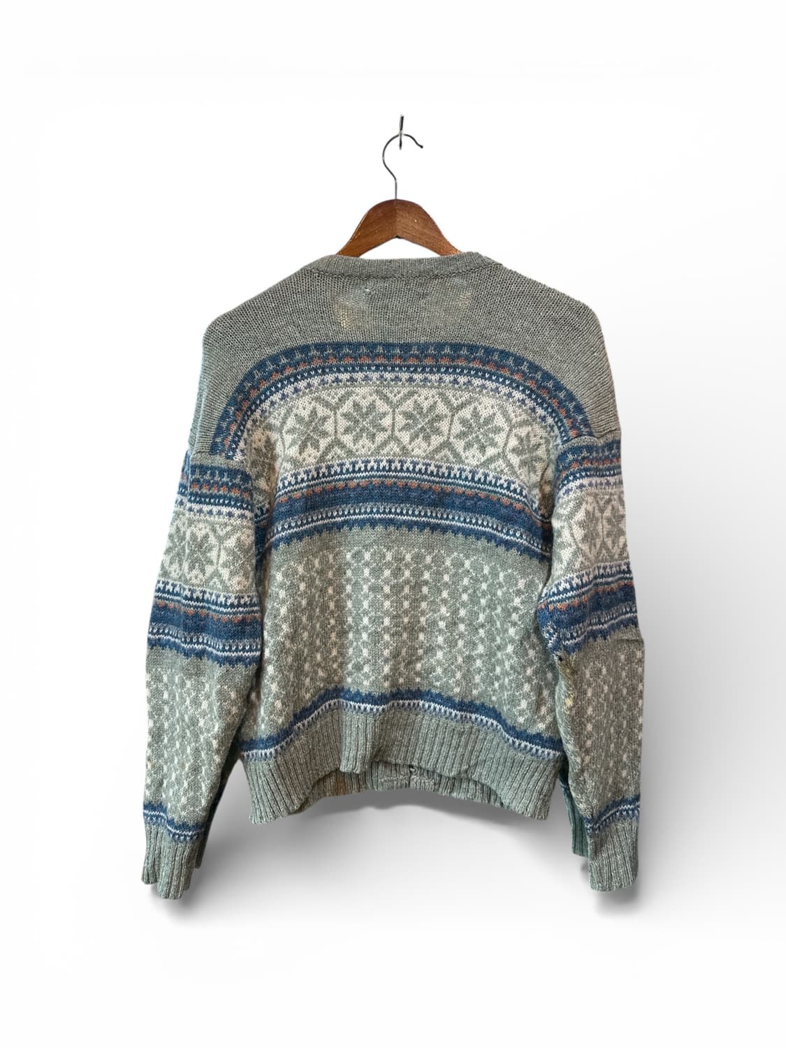 스코틀랜드 퓨어 울 노르딕 가디건  상품이미지2