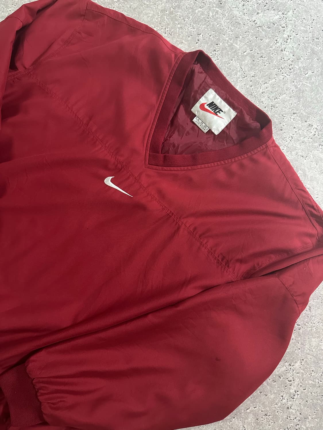 90s NIKE USA 센터 스우시 브이넥 풀오버 016 상품이미지1