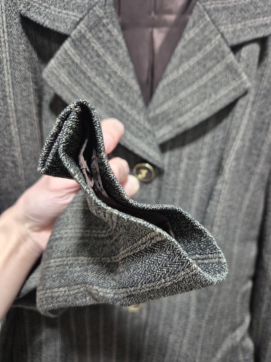 JAYRO. 스트라이프 브라운 자켓 상품이미지6