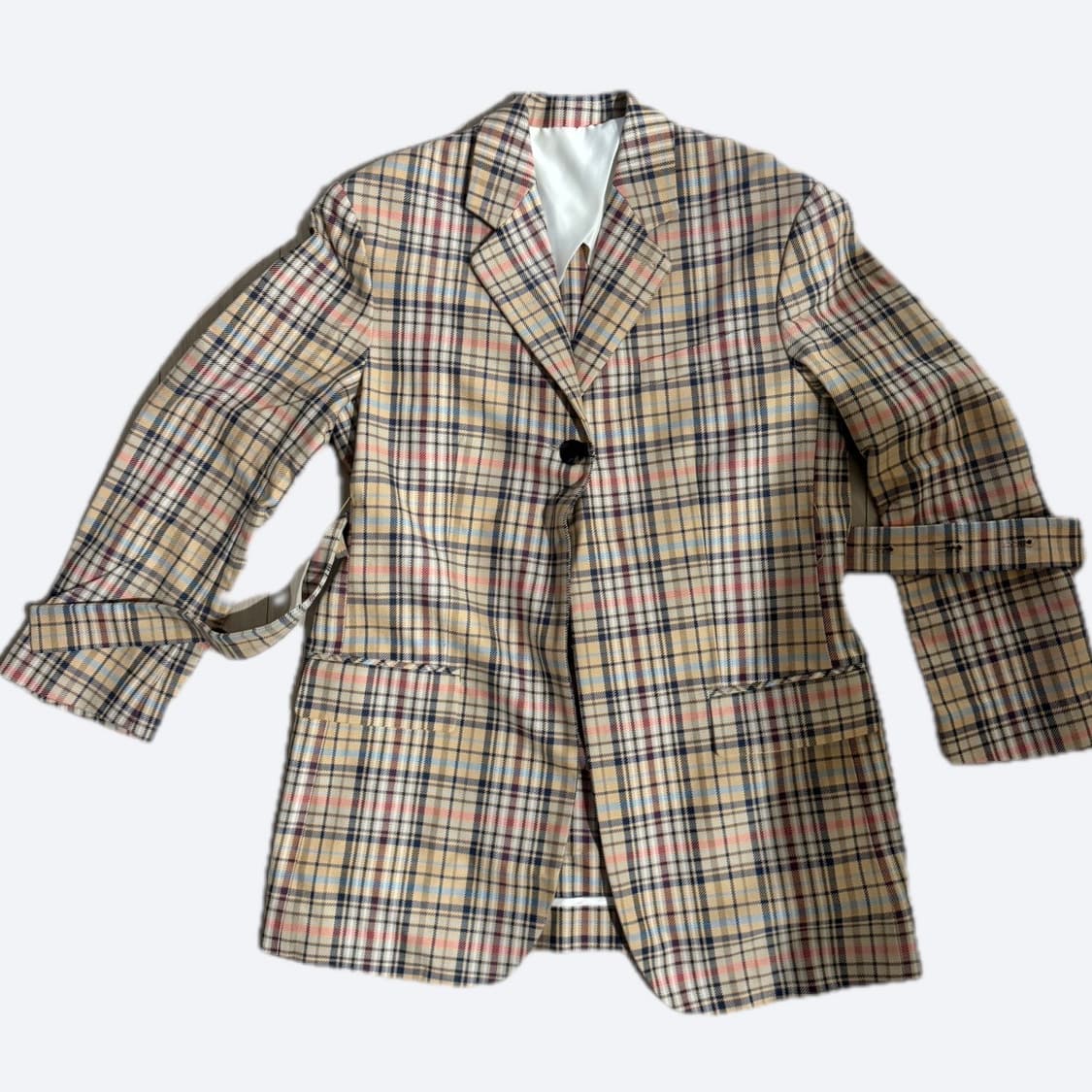 메종마레 체크 블레이저 상품이미지1