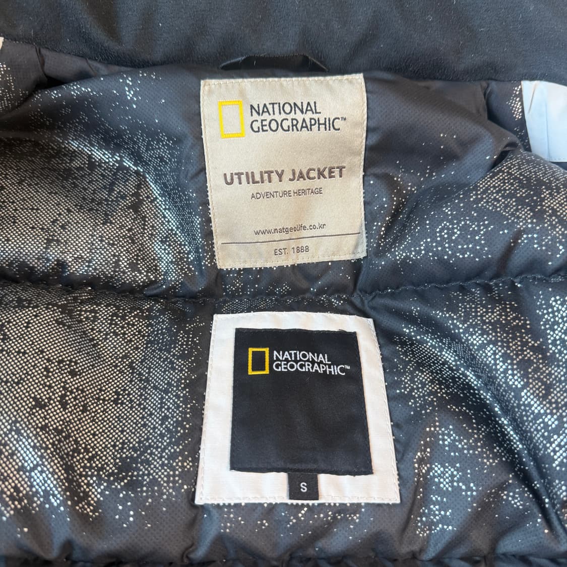 네셔널지오그래픽 숏패딩 구스다운 (M)사이즈 상품이미지5