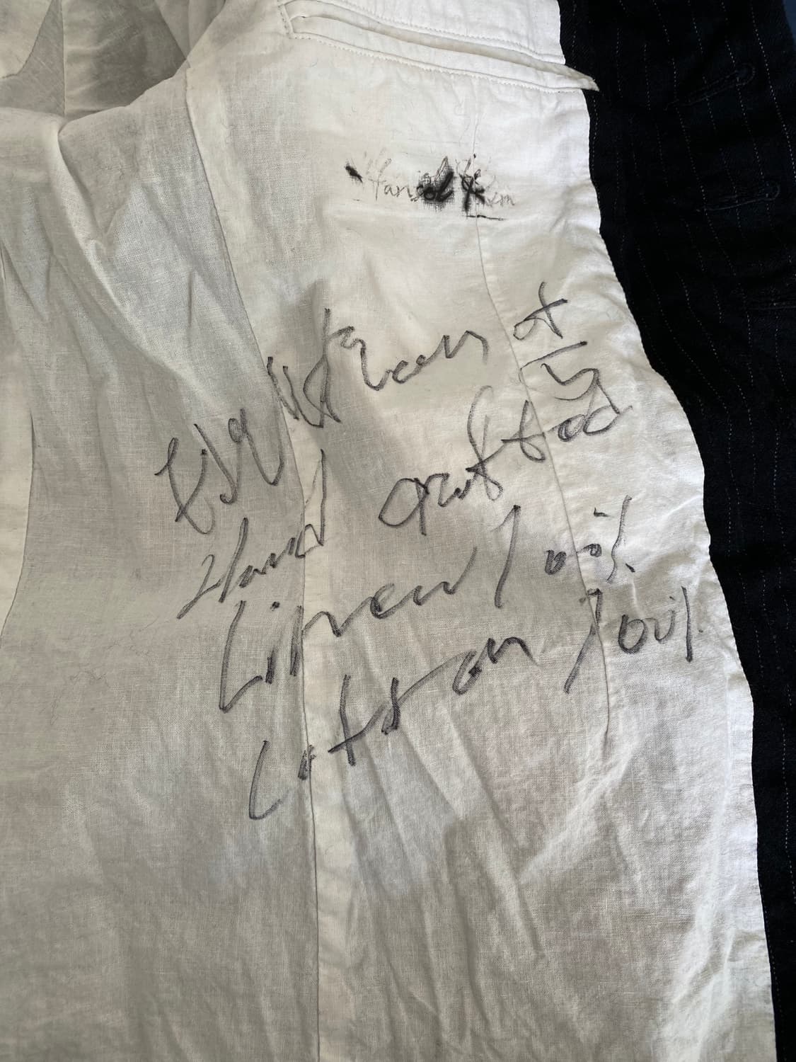 한솔킴 striped boiled wool worker jacket 상품이미지4