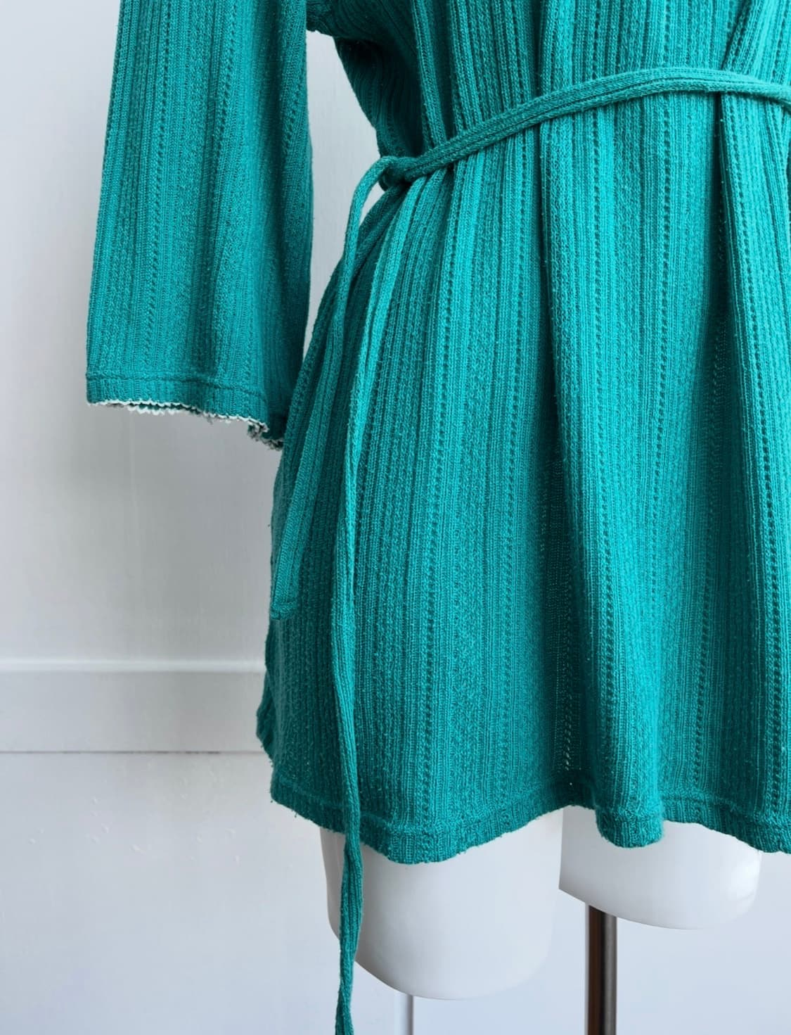 nacer mira 에메랄드 레이스 넥 니트 튜닉 상품이미지4