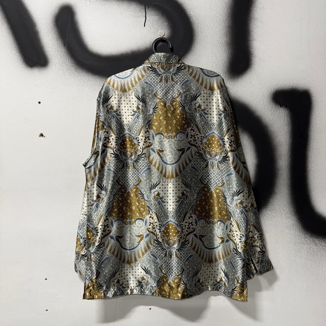 Batik Keris 재패니즈 오리엔탈 글로시 에스닉 풀 프린팅 셔츠 상품이미지2