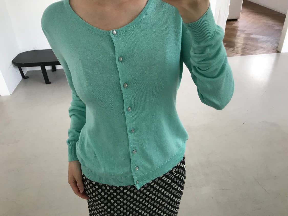 vintage mint cardigan 상품이미지5