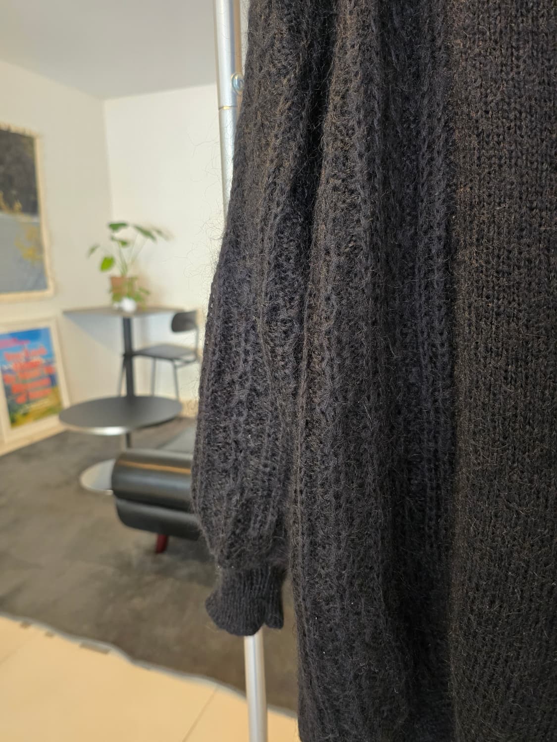 블랙 모 가디건 상품이미지2