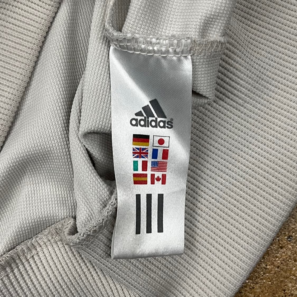 [정품/100] 아디다스 삼선 트랙탑 화이트 네이비 져지 b15 상품이미지7