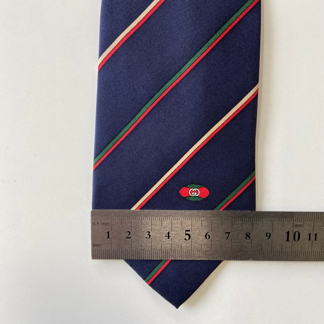 구찌(GUCCI) 심플로고 명품 정품 넥타이 8.2cm 상품이미지7