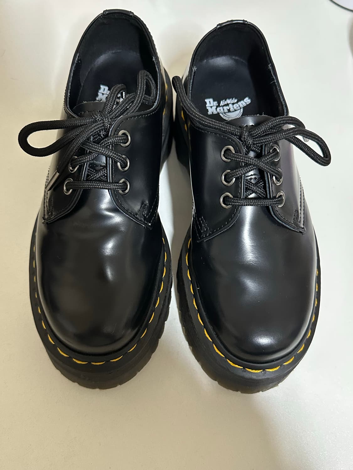 닥터마틴 1461 쿼드 블랙 220(UK 3) 수수료 구매자 상품이미지2