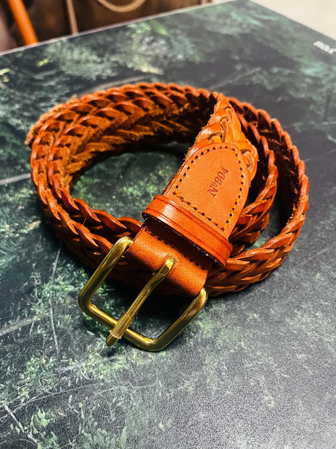 바스통 N904 브레이디드 벨트 L 상품이미지2