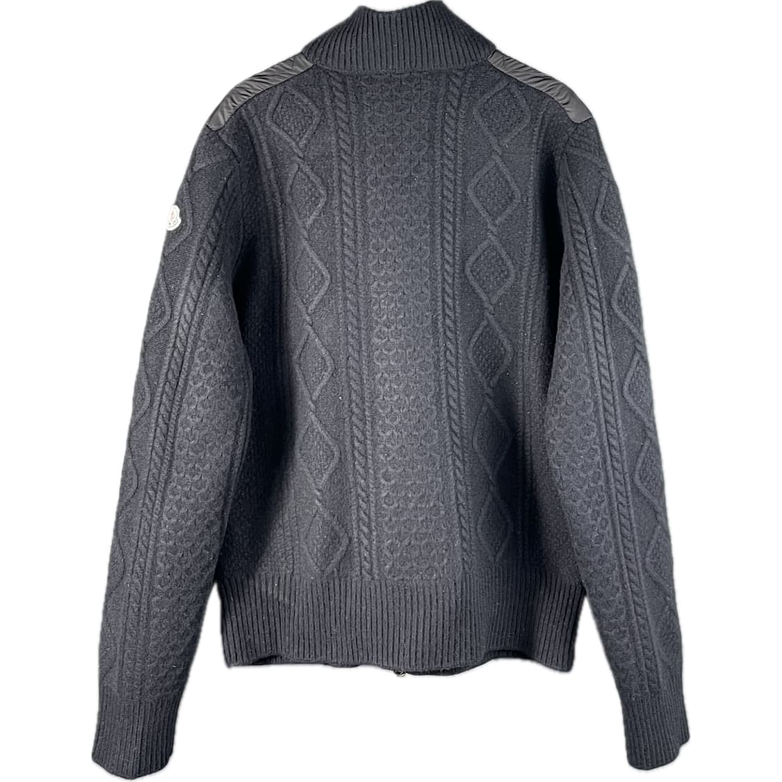 [L] 몽클레어 케이블 니트 집업 패딩 가디건 상품이미지2