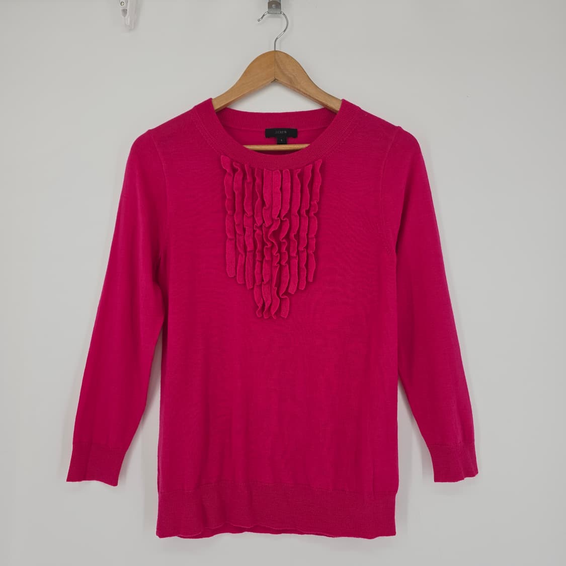 J. Crew Merino Wool Pink Sweater S 상품이미지9