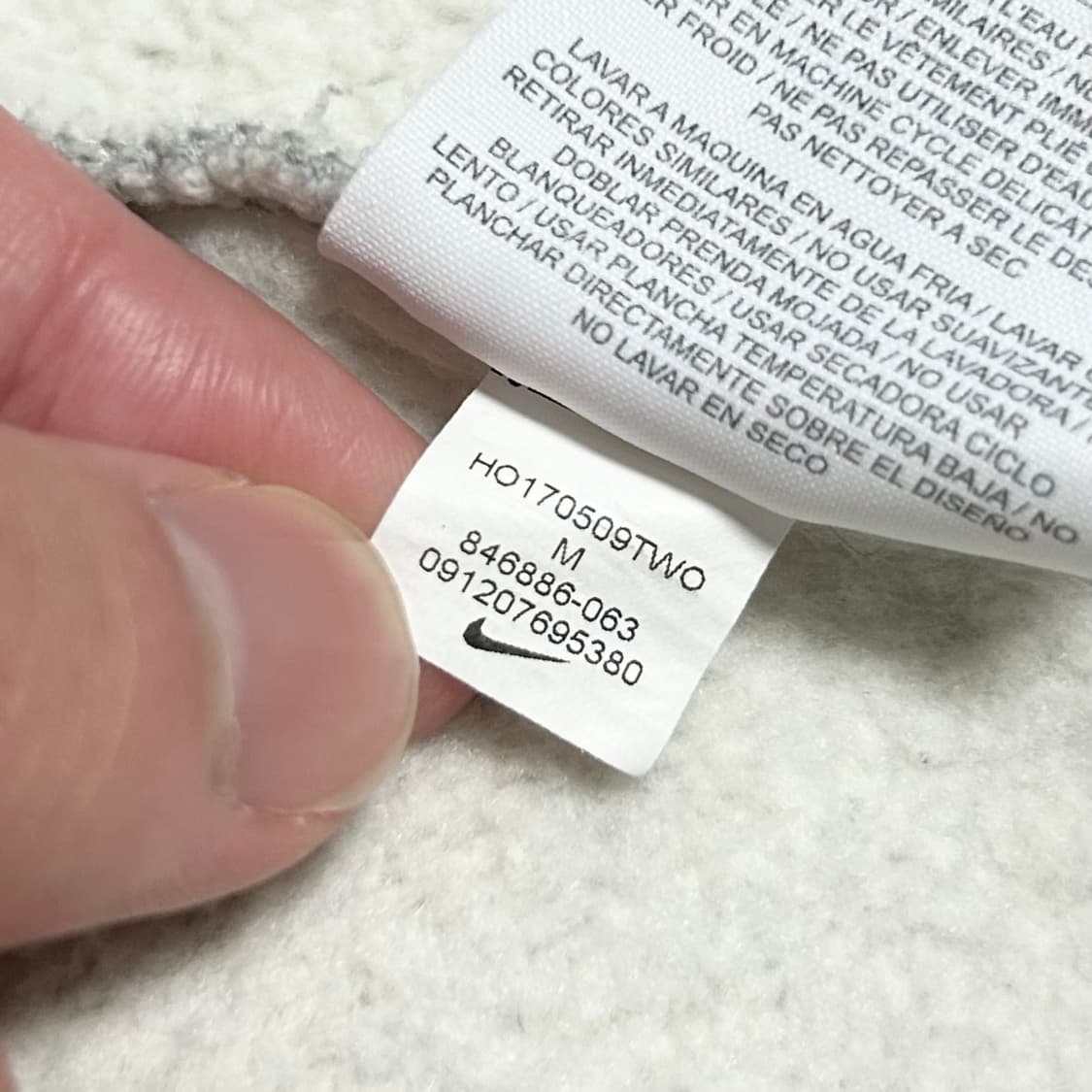 [M] Nike SB 나이키sb 그레이 기모 후드티 상품이미지6