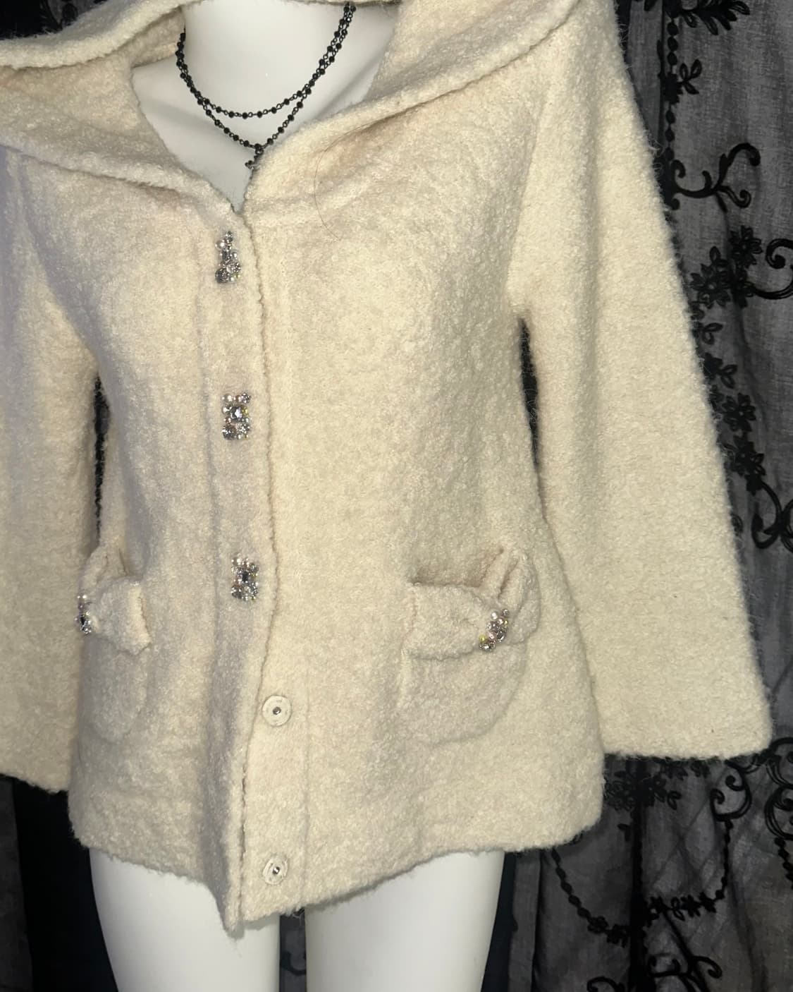 Ivory Lovely Knit Outerwear 상품이미지2