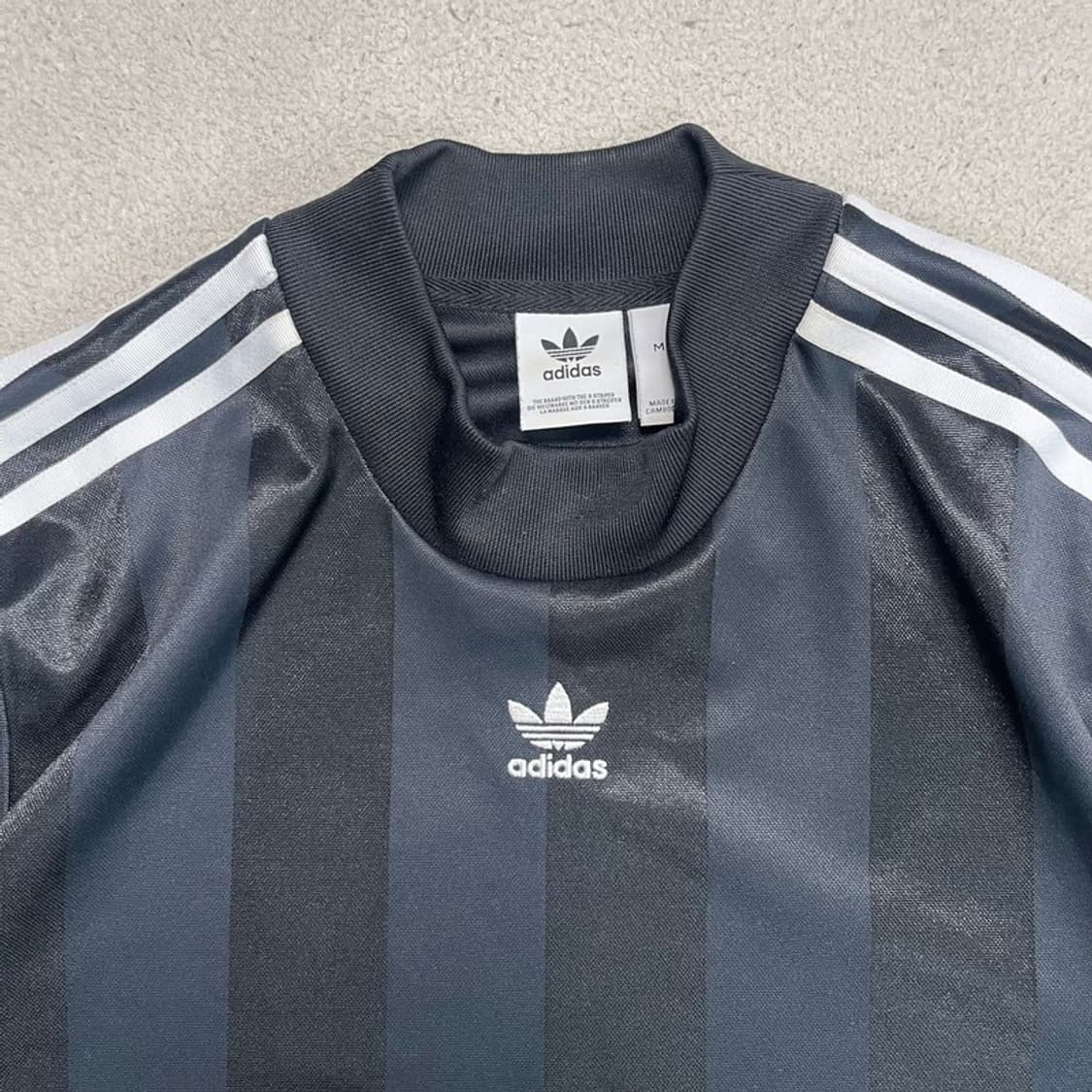  ADIDAS 스트라이프 롱슬리브 블랙 M 상품이미지2