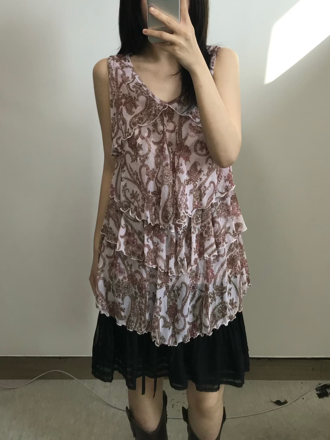 빈티지 프릴 블라우스 탑 상품이미지1
