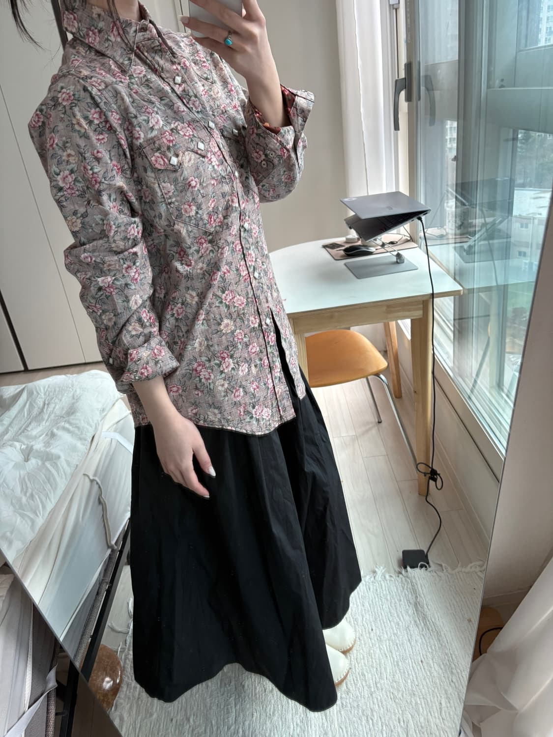 Flower Western Shirts 상품이미지2