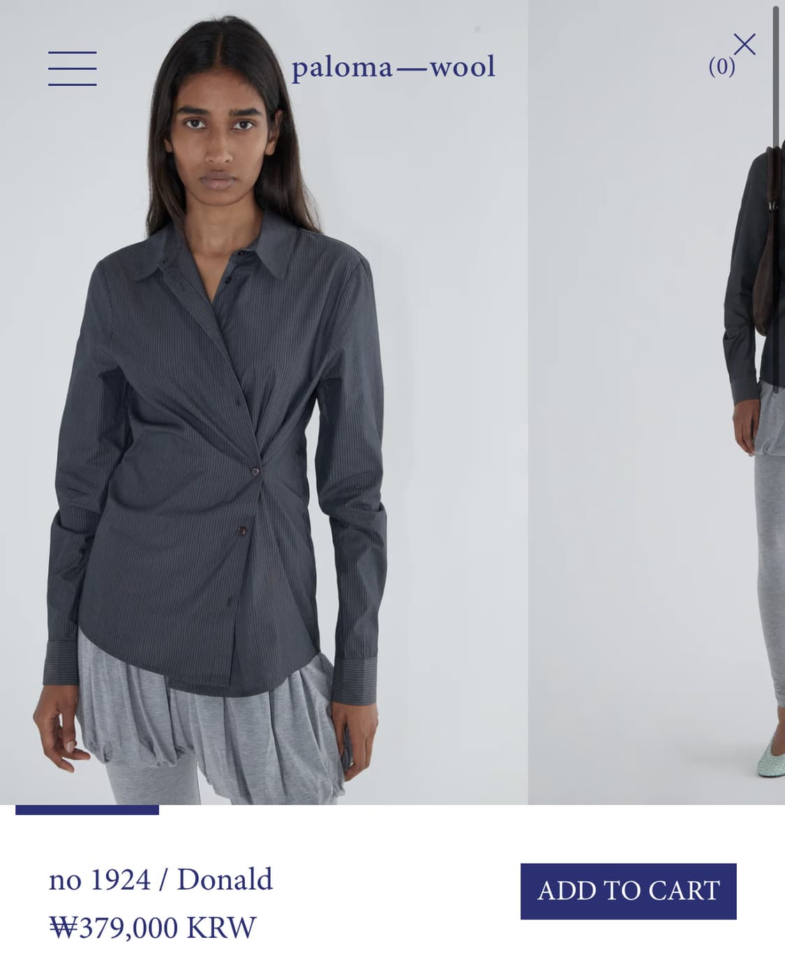 [XS,M,L]팔로마울 Donald 셔츠 상품이미지9