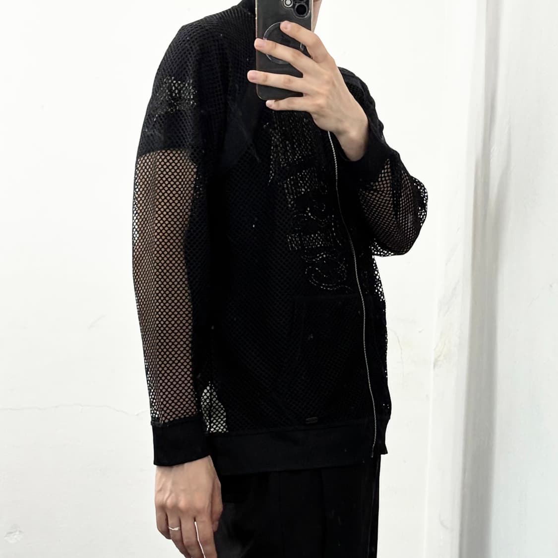 DKNY 시스루 그물 메쉬 자켓 상품이미지3