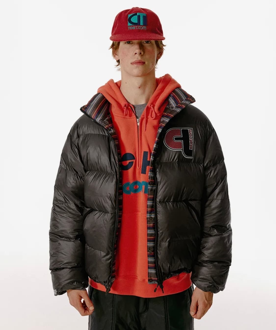 테켓 리버시블 패딩 S 상품이미지3