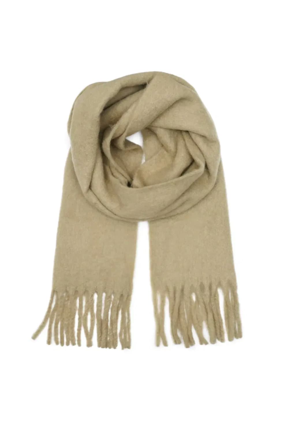 stu 프린지 머플러 베이지 상품이미지1