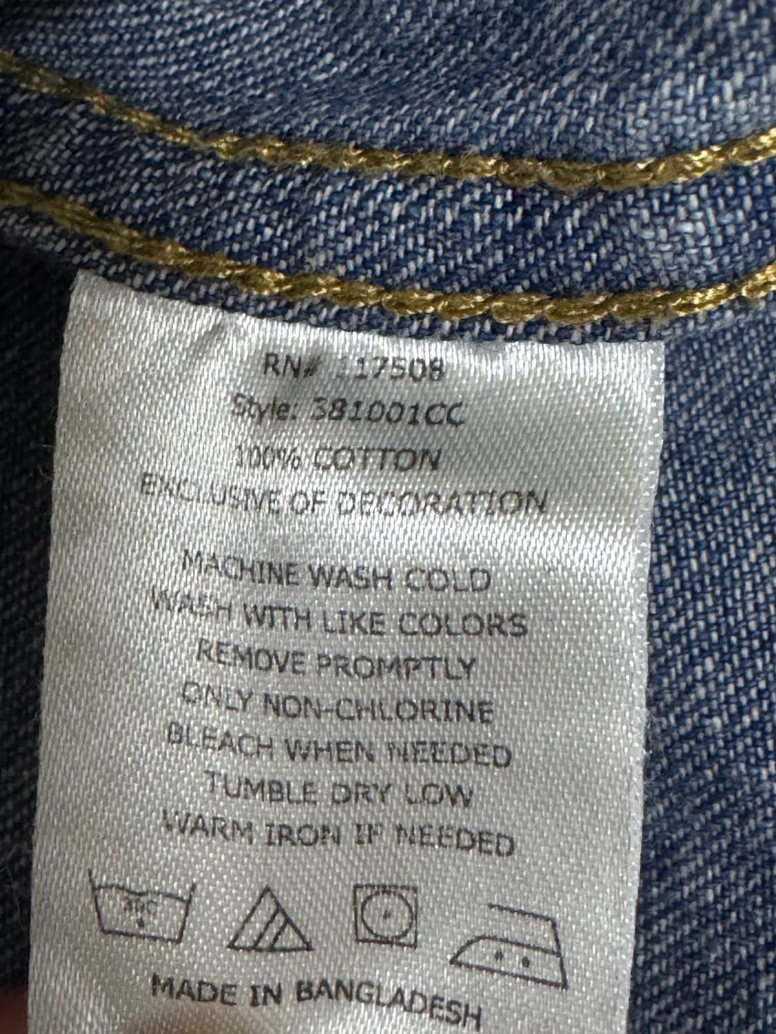 리바이스 데님셔츠 상품이미지6