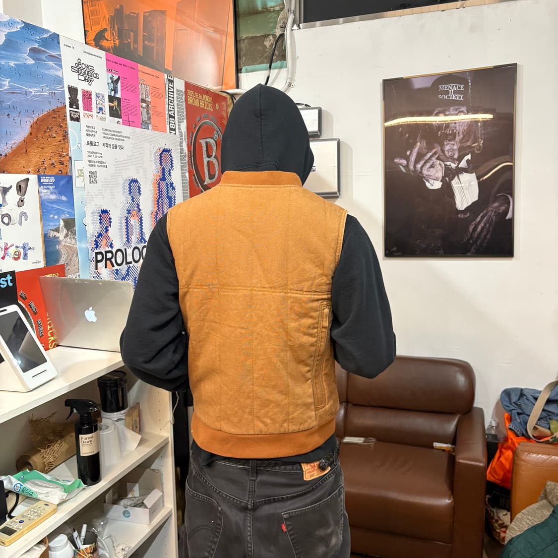 파타고니아 브라운 올 시즌즈 햄프 캔버스 베스트 상품이미지2