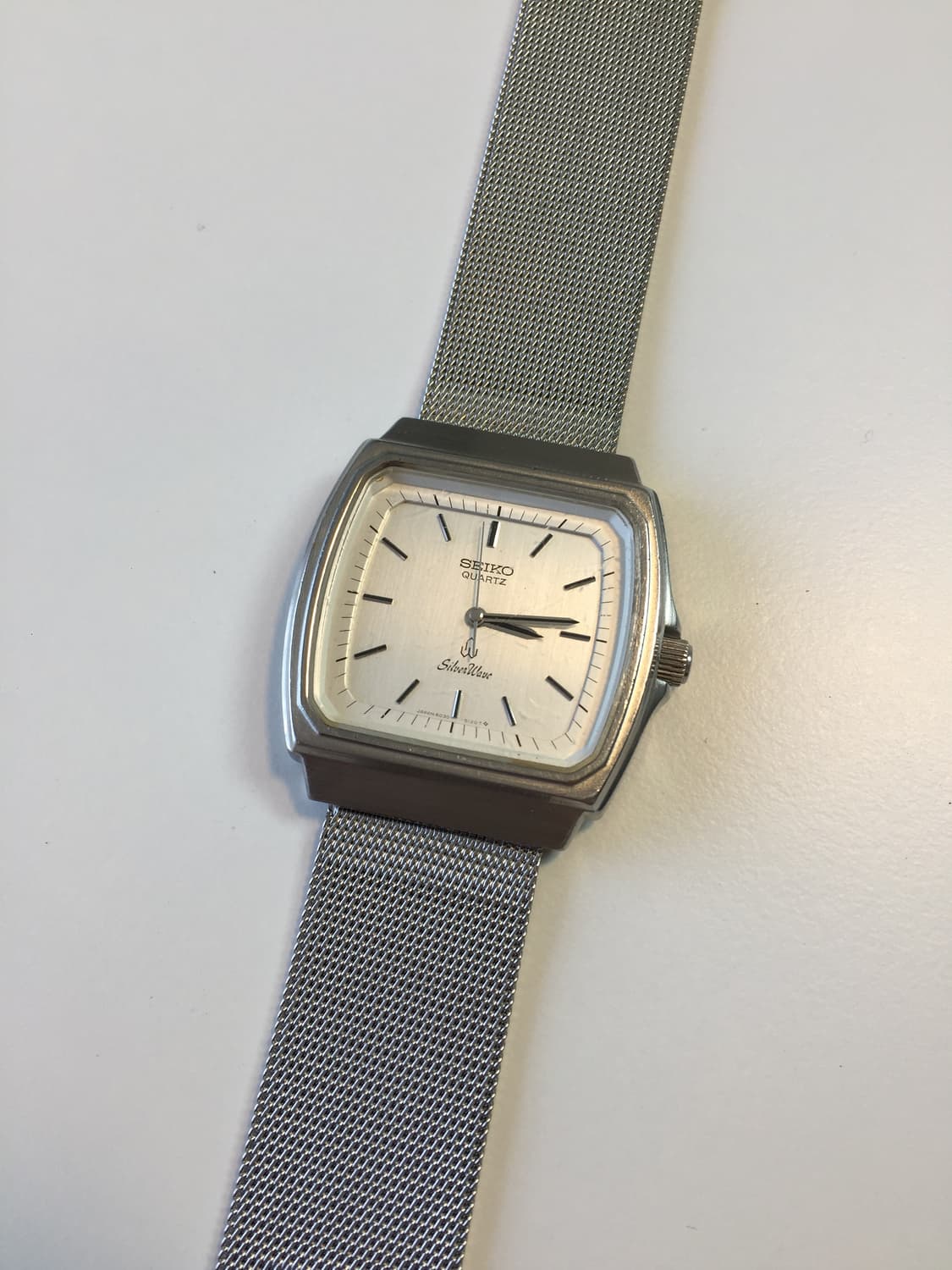 80s seiko silver wave square ver.2 상품이미지9