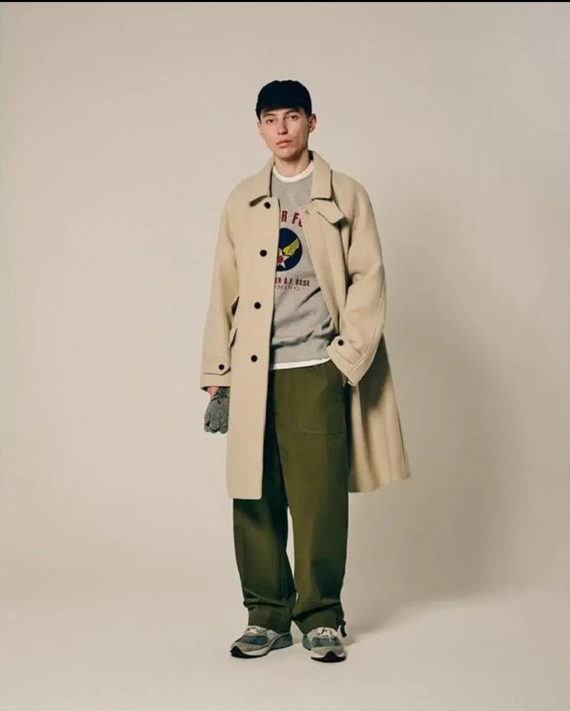 (L)유니폼브릿지 울 발마칸 코트 상품이미지6