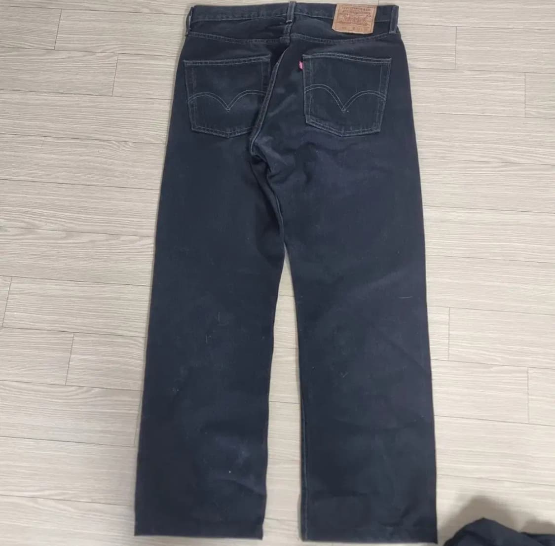 미제 90년대 made in usa 501 빈티지 블랙진(32) 상품이미지2