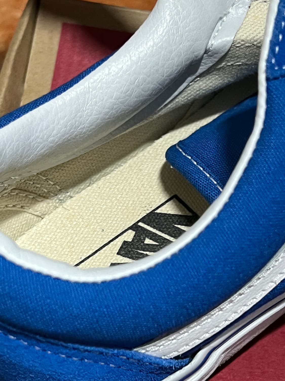 (시착용) 반스 올드스쿨 애너하임 블루 상품이미지5