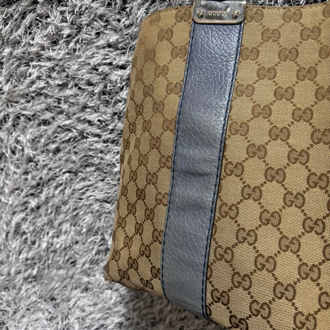 구찌 GG 캔버스 뱀부 숄더백 상품이미지6